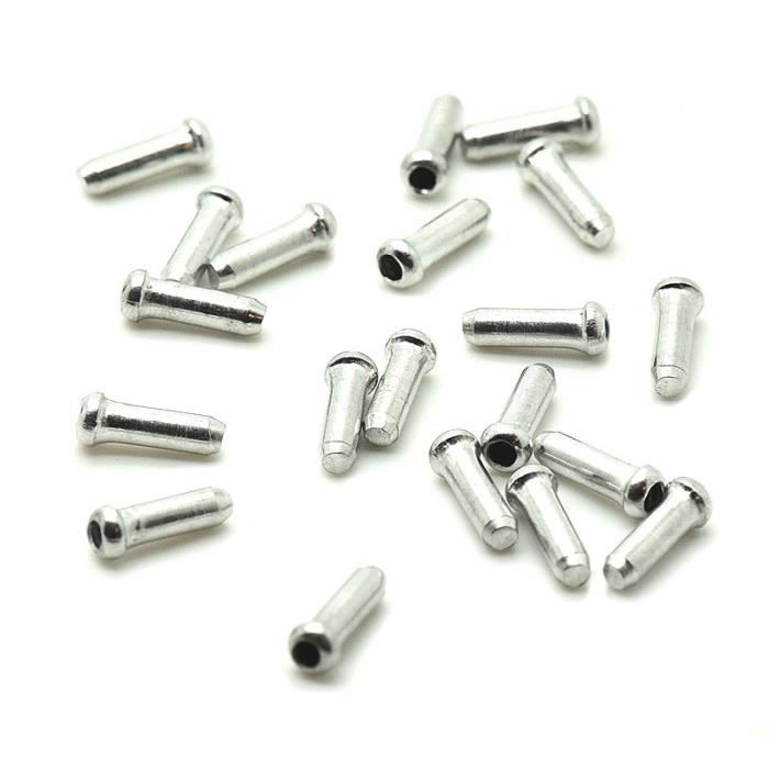 Gramigg Lot De 4 Embouts De Câble De Vélo En Alliage D'aluminium - Embouts De Frein à Sertir Pour VTT, Vélos De Route