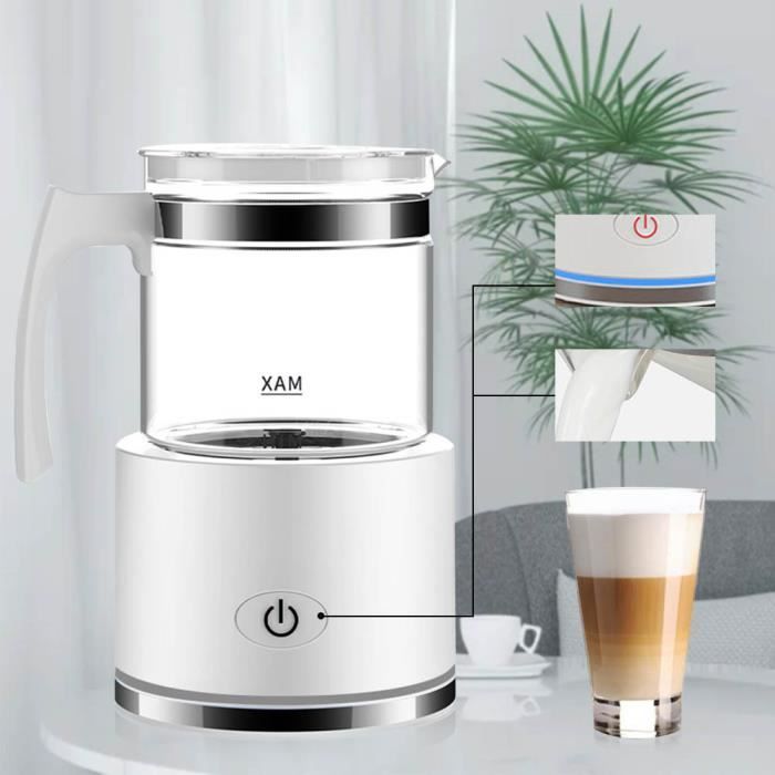 Mousseur à Lait Électrique 4 En 1 - 300ml - Pour Latte, Cappuccino - Chauffe Et Mousse Automatique