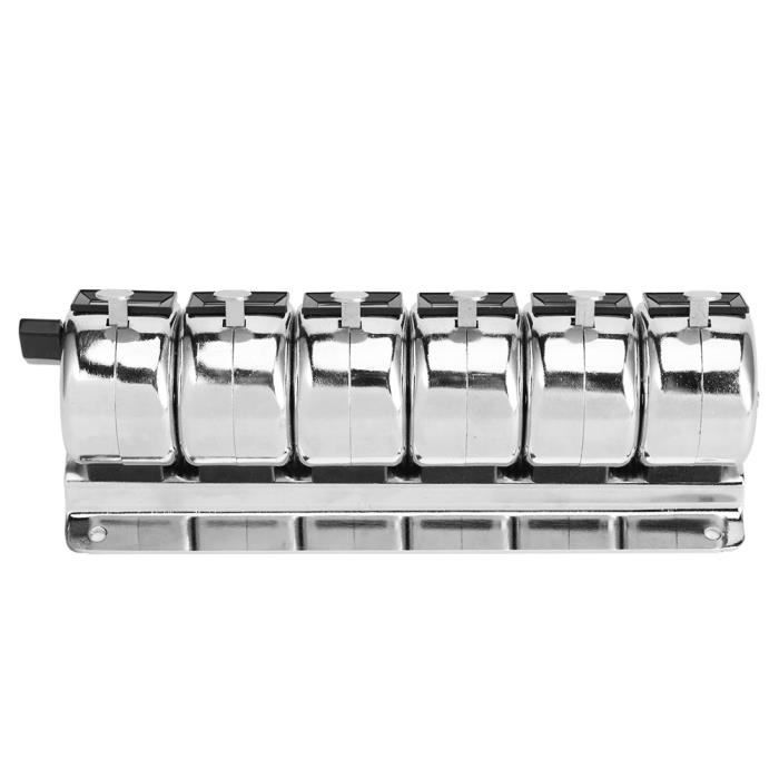 Compteur Manuel Mécanique En Métal - 4 Chiffres (0-9999), Acier Inoxydable, Pour Dénombrement Événements