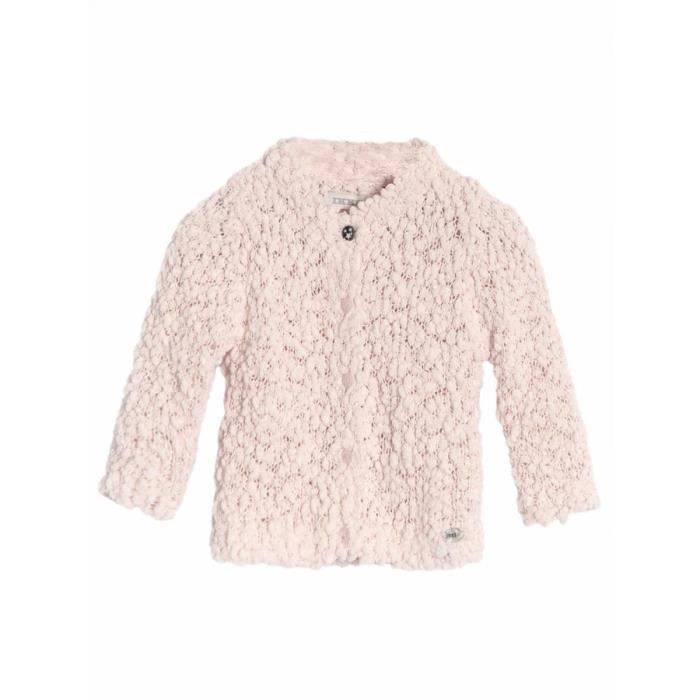 Ikks Cardigan Maille Chenille Rose Tendre Bebe Fille Ikks Rose Rose Cdiscount Pret A Porter