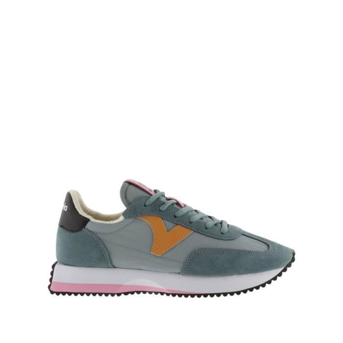 Victoria Baskets femme Victoria Cosmos Nylon Soft & Piezas Serraje & Suela Dentada - jade - 40