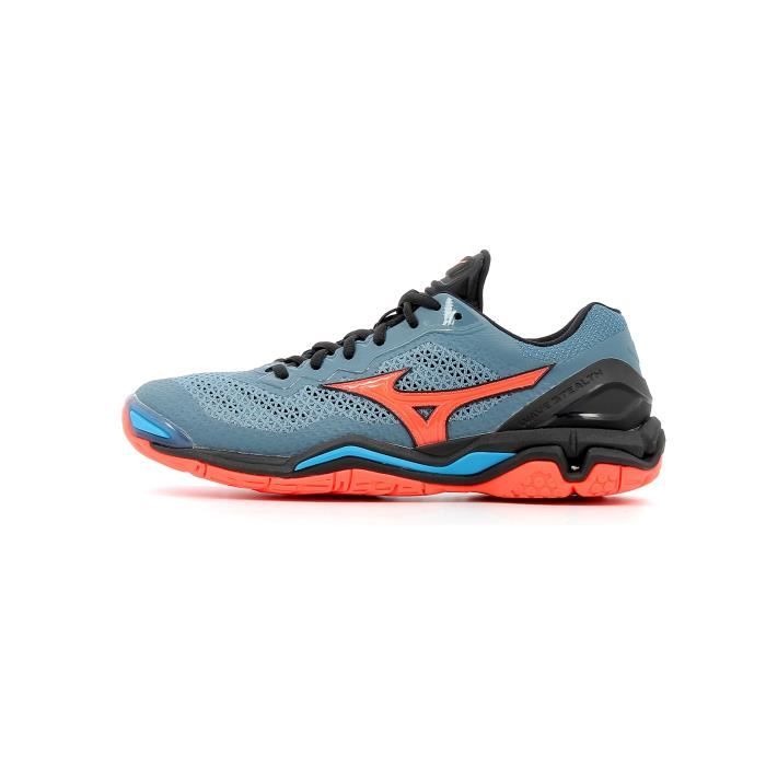 mizuno wave stealth 5 bleu