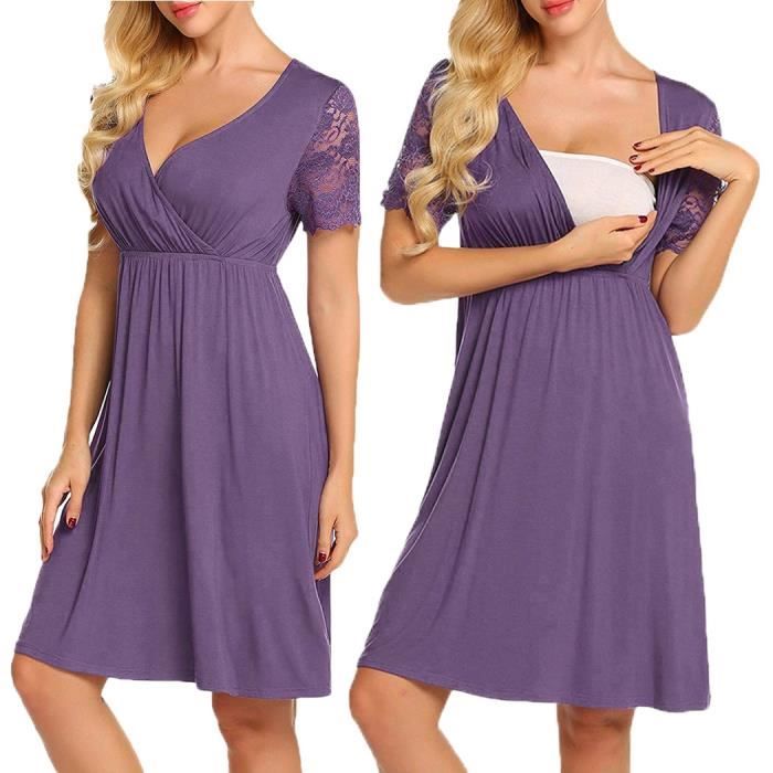 robe ete violette