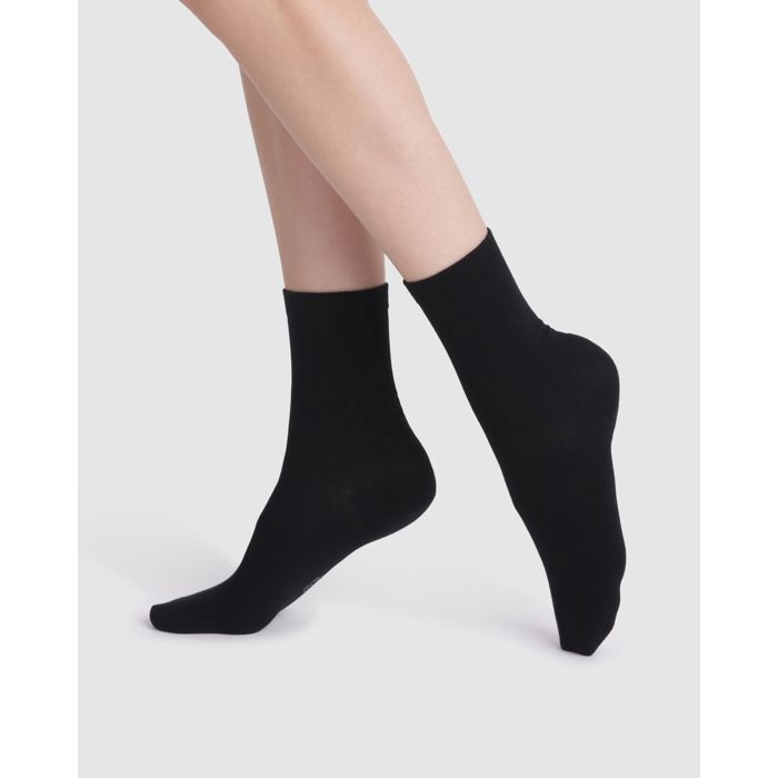 Lot de 5 chaussettes noires EcoDIM Femme