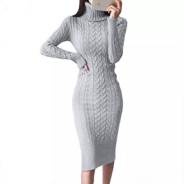 Robe col sales roulé blanche