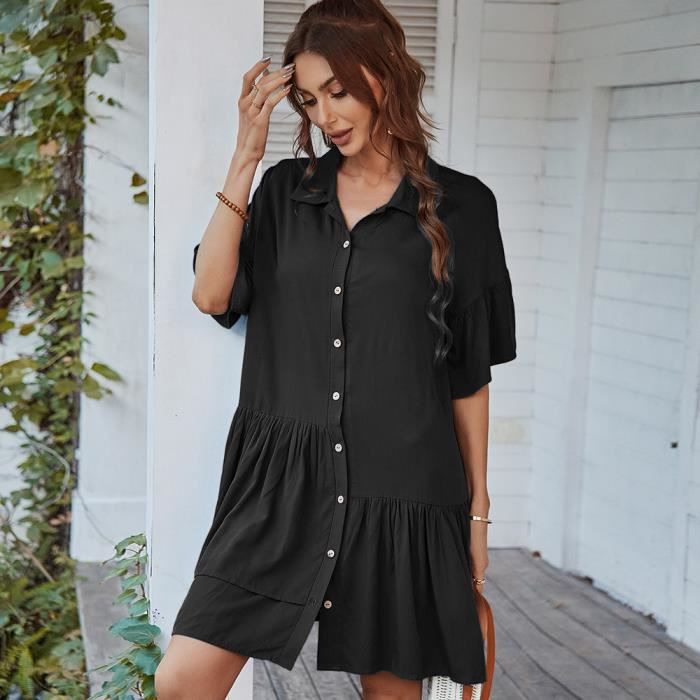 Robe à Bretelles Spaghetti Femme - Bretelles Chaîne Métallique - Coupe Moulante Avec Fente - Pour Soirée, Cocktail