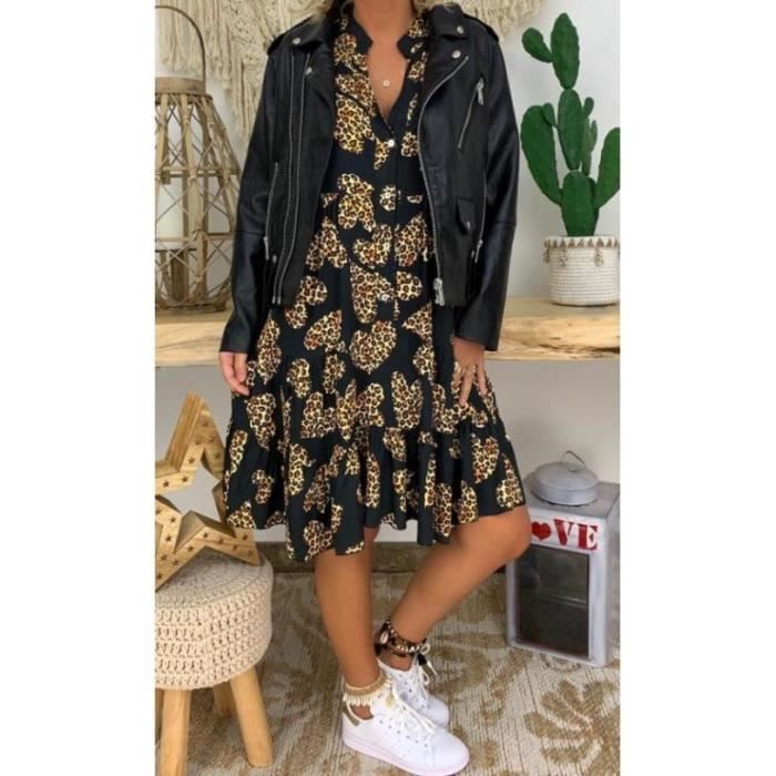 Chemise LIU JO Manches Longues - Imprimé Ouest Noir - Taille M - Occasion Très Bon État - Modèle ZC616