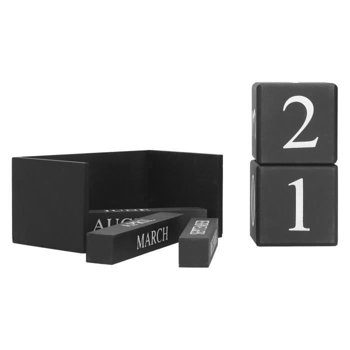 LECAS Socle en Bois 14,5 x 20cm pour Bloc de Bureau Ephéméride Calendrier
