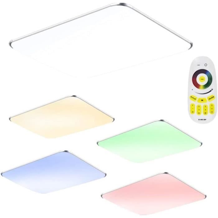 NAIZY Ceiling Light 36W LED RGB Dimmable with Remote Control or i-link APP Control Lamp Ceiling Adjustable Ceiling Lights Starry Sky Incl. Bluetooth Speaker