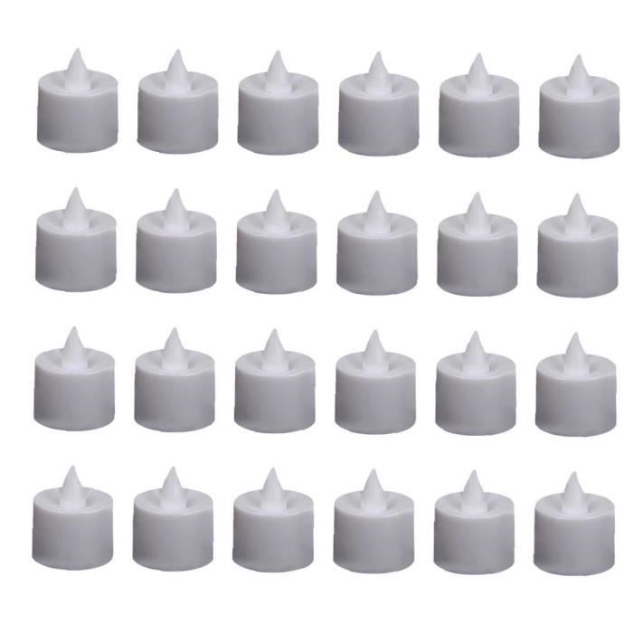 AGPtek Lot 24 Bougie LED à Piles Decoration Pour Table Party