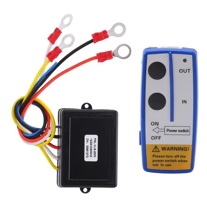 Télécommande Sans Fil Sunydog 12V Pour Treuil - Portée 50ft Jusqu'à 17000lb