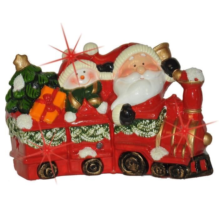 1 Décoration train lumineux avec père Noël et ses amis REF/VUQ879L