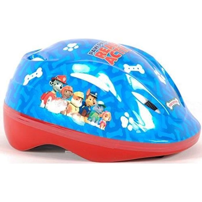 Paw Patrol Kids Casque de vélo de Luxe. Enfant, Bleu