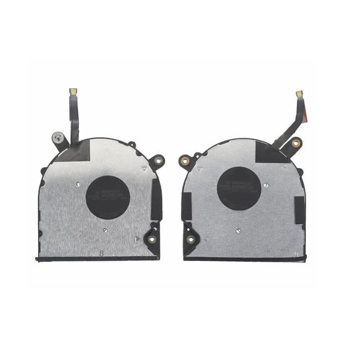 Ventilateur De Refroidissement Pour PC Portable ASUS TUF FX505/FX705 – Remplacement Pour CPU/GPU – Alliage Aluminium, Connecteur 4 Fils