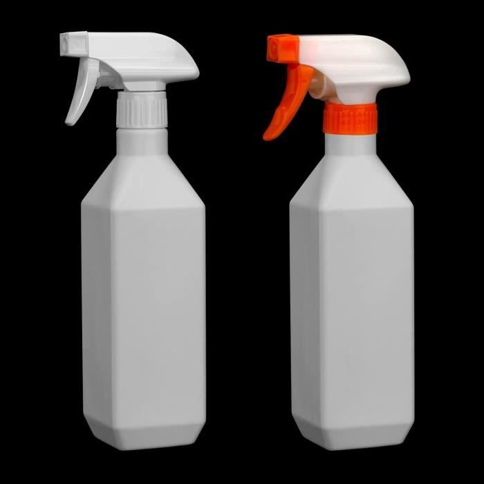 2 Pièces 500ML Vaporisateur Bouteilles Vide Rechargeable, Bouteilles Eau Plastique Vides, Flacon Pulvérisateur, Spray Bouteille pour Plantes Jardin, | Leroy Merlin