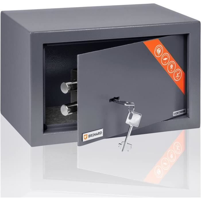 Clé Vierge Pour Coffre-fort Brinks Modèle 5054 - Compatible SY8 58DA SCY4 - Nickel Argent, 6 Goupilles