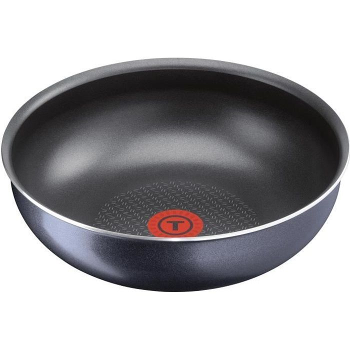 Tefal-L2317702-Ingenio Elegance Wok 26 cm Gris Pailleté Tous Feux sauf  Induction - Cdiscount Maison