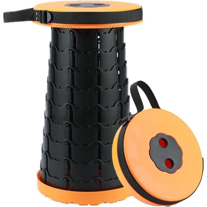 Tabouret Pliable Télescopique – Camping, Pêche, Réglable, Portable, Neuf