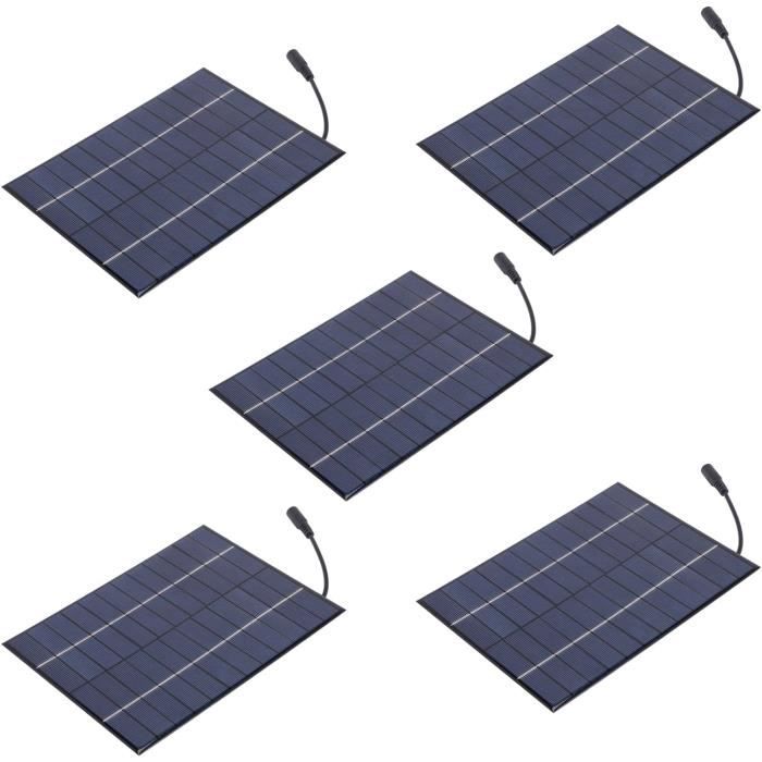 Panneau Solaire 1W 6V En Polysilicium - Module Photovoltaïque 110x60 Mm, Pour Projets DIY, Charge De Petites Batteries, Jouets Solaires