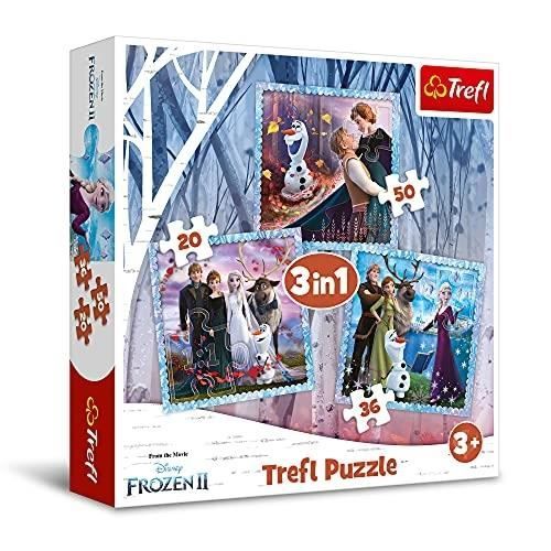 Trefl 916 34853 EA 3 in 1 Frozen, red