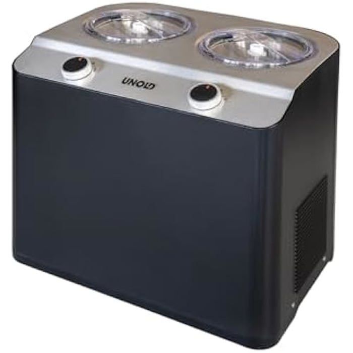 Sorbetière - UNOLD - Doppio 48830 - Auto-refroidissante - 24 L - 250 W