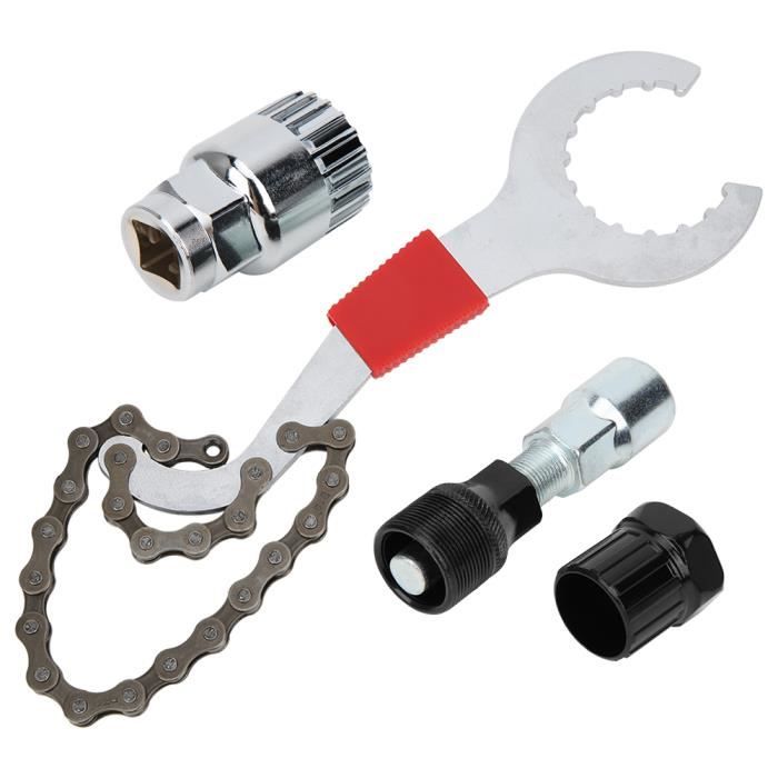 Outil Multi-fonctions Vélo : Extracteur De Manivelle Et Dérive-chaîne - Pour Réparation Et Entretien