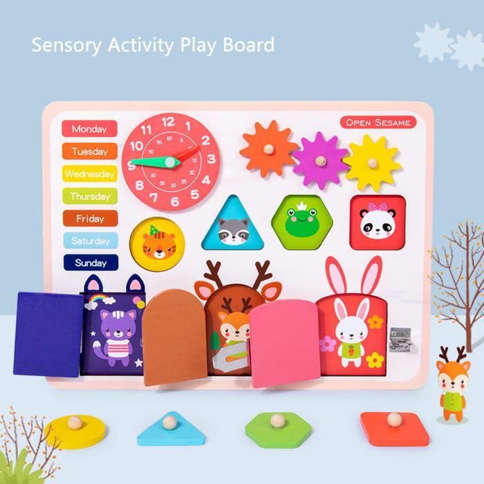 Planche d'activité sensorielle motricité : Achat occasion | Jouets d'activité et Montessori Planche d'activité sensorielle motricité : Achat occasion | Jouets d'activité et Montessori