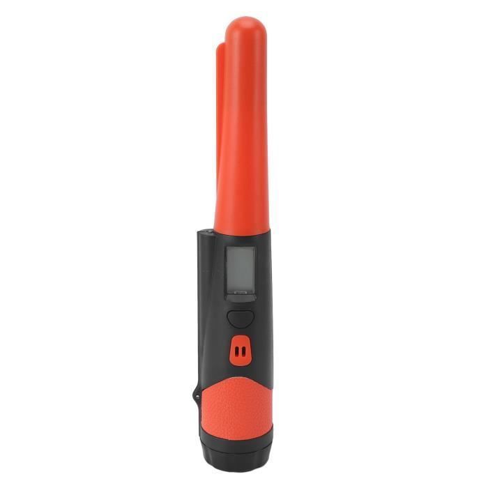 Vvikizy détecteur de métaux Pinpointer étanche Vvikizy Pinpointer de détecteur de métaux Détecteur de jardin Orange (case blanche)