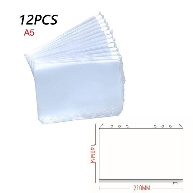 Pochette zip transparente - A5 / A6 / A7 - Pochette A5