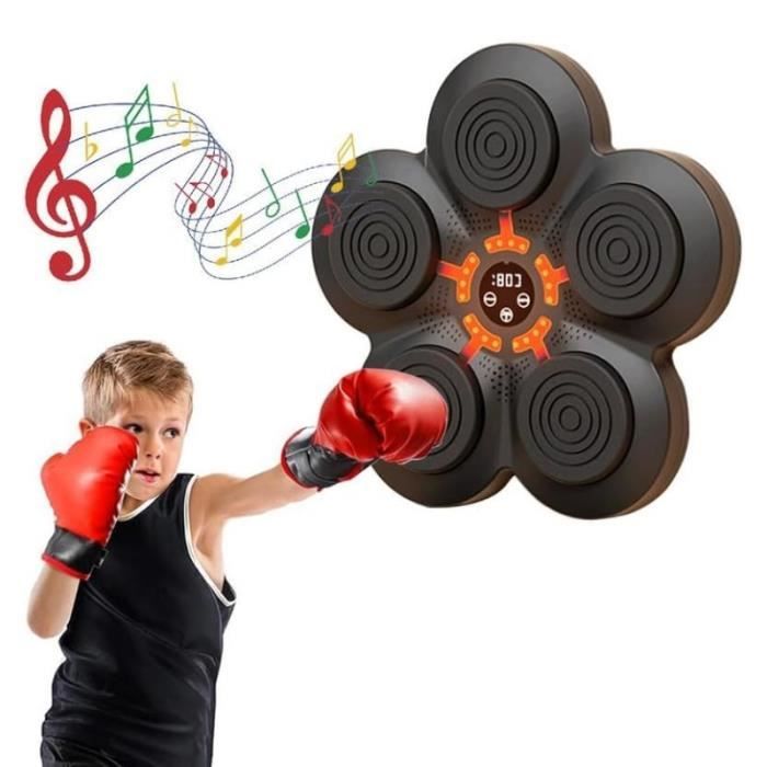 Nuova macchina da boxe musicale Smart Bluetooth montata a parete Music Boxing Trainer Gym Home Boxe elettronico Attrezzatura per punzonatura bersaglio