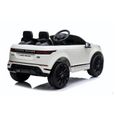 Voiture Électrique pour Enfant Range Rover Evoque 12 V Blanc 2 Places - Jouet Bébé Garçon Fille-1