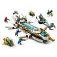 LEGO® 71756 NINJAGO® L’Hydro Bounty –Sous-marin avec Mini Figurines Kai et Nya, Jouet Ninja pour Enfants 9 ans et plus-1