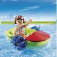 PLAYMOBIL - Summer Fun - Enfant avec bateau à pédales-1
