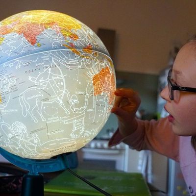 Globe Globe Terrestre Rotatif À 360 ° Avec Globes De Support En Acier