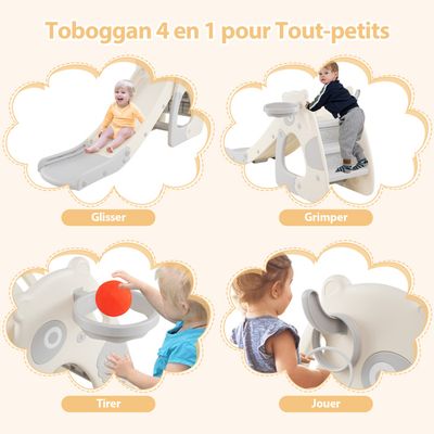 Magasinez sur Pas Cher Clair Jardin Magasin pour les Cadeaux Ultimes : COSTWAY Toboggan Pour Enfants 3 En 1 Avec Panier De Basket-ball Et Escalade Fonction Pliable Aire De Jeux Pour Maternelle,Jardin Magasinez sur Pas Cher Clair Jardin Magasin pour les Cadeaux Ultimes : COSTWAY Toboggan Pour Enfants 3 En 1 Avec Panier De Basket-ball Et Escalade Fonction Pliable Aire De Jeux Pour Maternelle,Jardin
