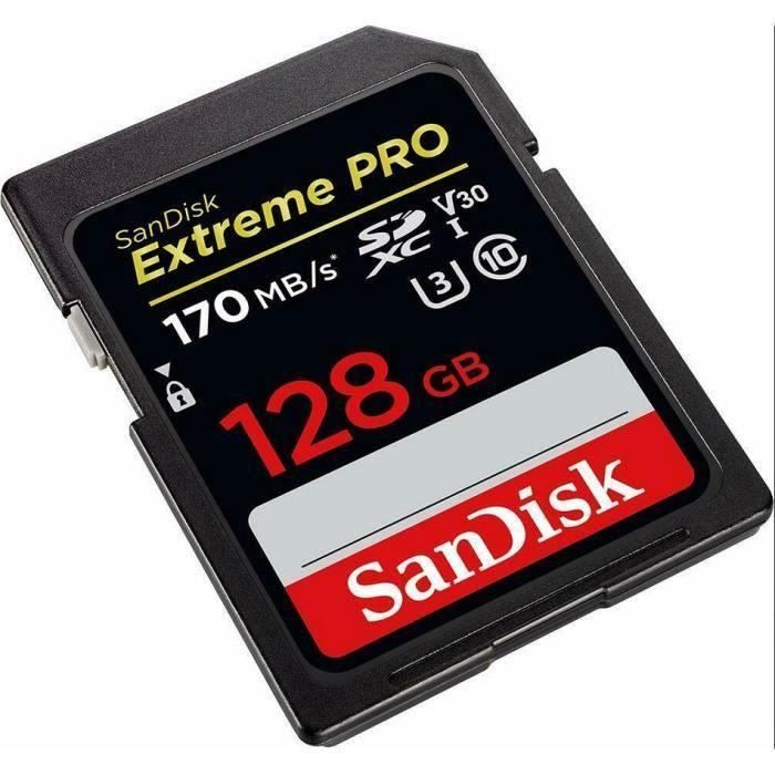 SanDisk Ultra microSDHC UHS - I 32GB haute vitesse 80 Mo - s Class 10 Carte  mémoire SD + adaptateur 129424703 NOIR 32Go - Cdiscount Appareil Photo