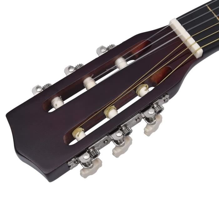 3 + 3 individuelle Chrome Mécaniques pour guitare classique acoustique -  Cdiscount Instruments de musique