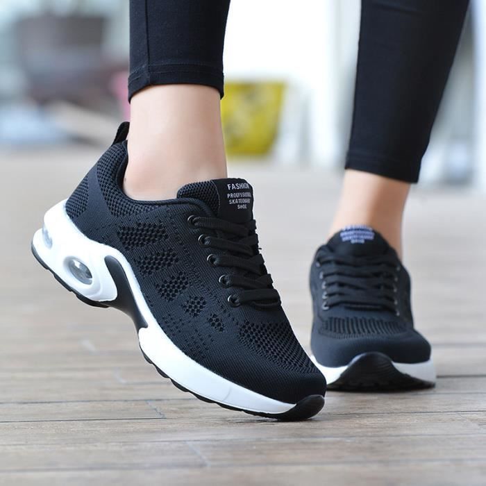Basket Legere Femme Travail Antidérapante Sneakers Respirantes Confortable  Fitness Chaussures Basket A Enfiler Légères Respirante Chaussures Pieds