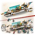 LEGO® 71756 NINJAGO® L’Hydro Bounty –Sous-marin avec Mini Figurines Kai et Nya, Jouet Ninja pour Enfants 9 ans et plus-2