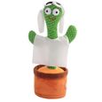 32 cm-12 pouces peluche bébé jouet danse cactus cadeau de noël poupée électrique en peluche-2
