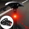 Ensemble d'éclairage pour vélo de montagne/route, Phare étanche à LED rechargeable haute luminosité + feu arrière + lampe à soupape-2