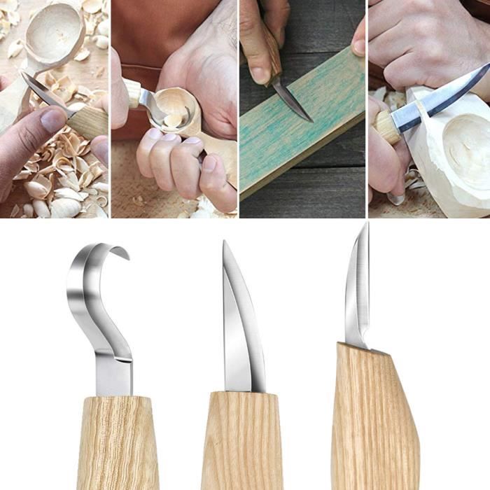 HURRISE Outils en cuir 2 pièces couteau pâte à polir 30g couteau meulage  pâte abrasive bricolage cuir artisanat outils - Cdiscount Maison