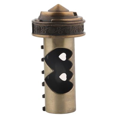 Hztyyier – Cryptex Da Vinci Code – Serrure à Mot De Passe 6 Lettres – Boîte Cadeau élégante – Anneau Ou Bijou