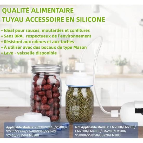 RoboSeal Scellant Sous Vide Électrique Rechargeable pour Pots Mason