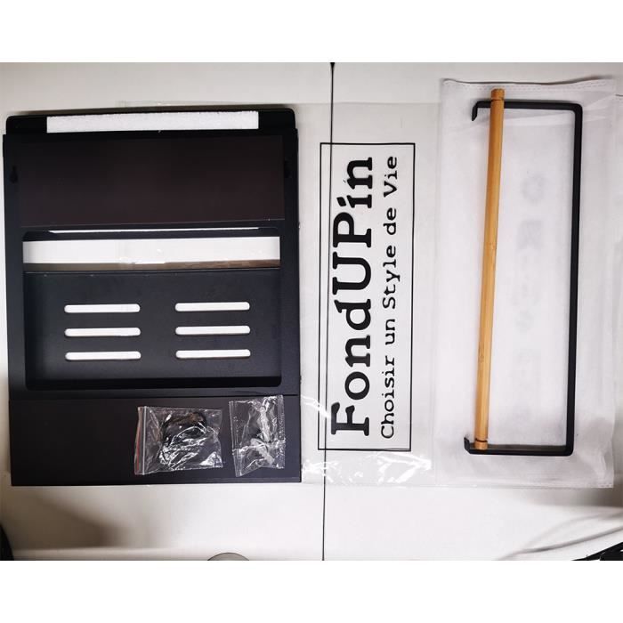 Lot De 2 étagères à épices Magnétiques Avec Porte-serviettes