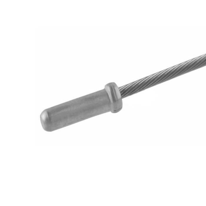 50 Embouts De Protection Pour Câbles De Frein VTT - Aluminium, Couleur Bleu, Longueur ~11 Mm