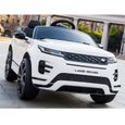 Voiture Électrique pour Enfant Range Rover Evoque 12 V Blanc 2 Places - Jouet Bébé Garçon Fille-3