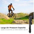 Pompe à haute pression à vélo, pompe légère portable Soupape universelle, mini mesurage Pompe de pneu de vélos pour VTT de MTB Mount-3