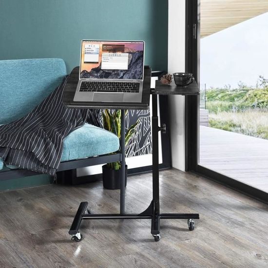 NINOVA-table d'ordinateur portable réglable en hauteur en bois