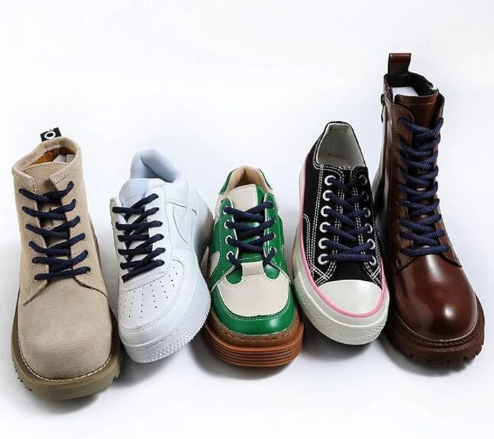4 Paires De Lacets élastiques Avec Fermoir Magnétique – 100 Cm, Pour Chaussures Enfant Et Adulte – Noir, Blanc, Gris
